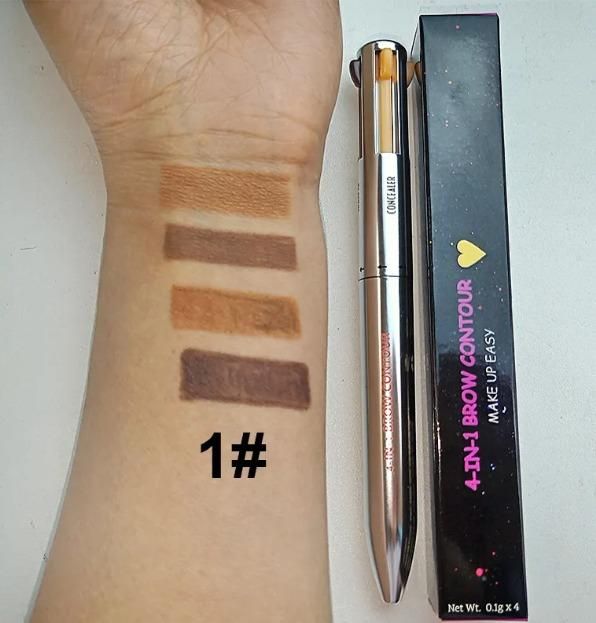 “4-in-1 Brow Contour Pencil | waterproof” smudge proof Eyebrow Makeup Tool”