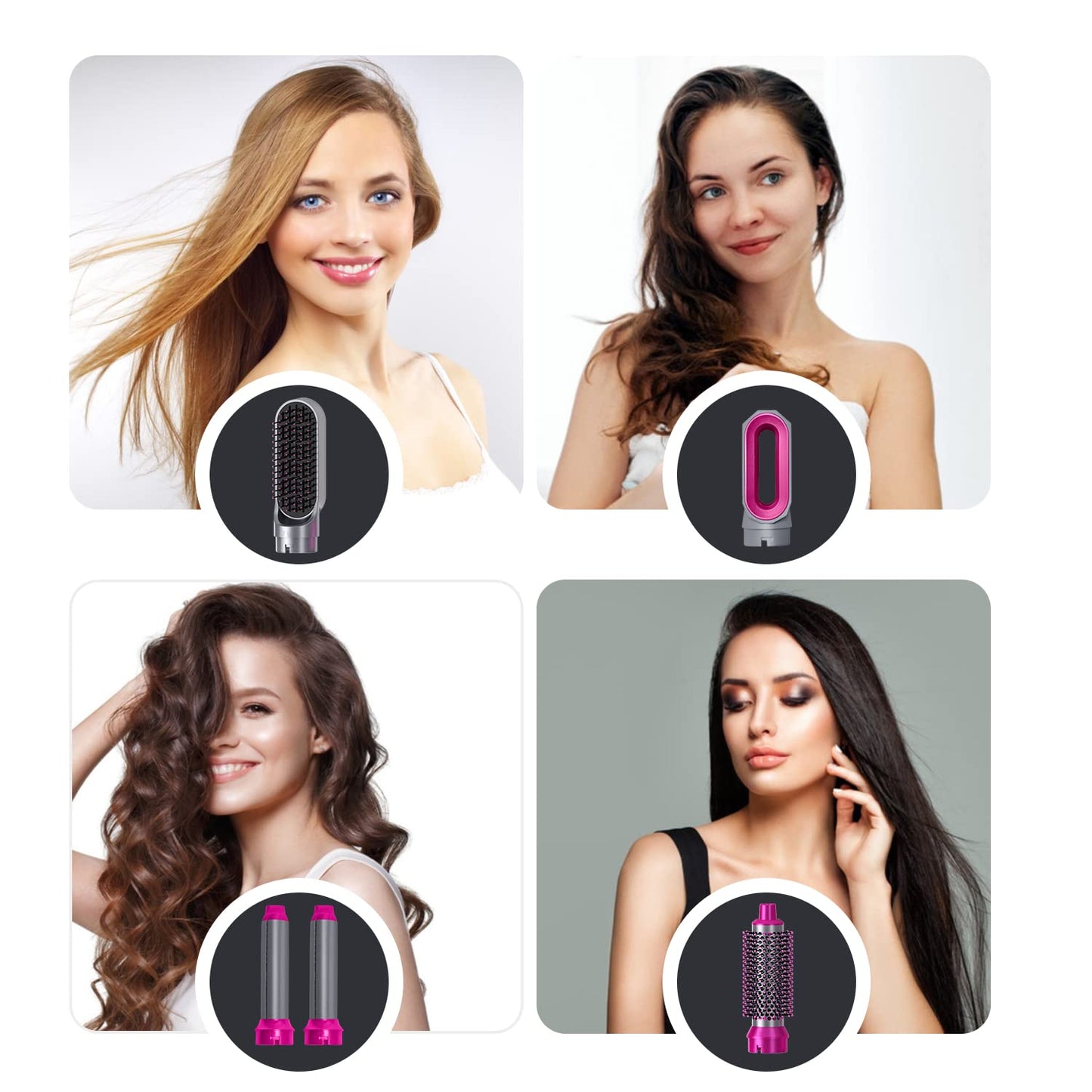 5 IN 1 Hair Dryer Brush, Multifunctional Hot Air Styler Hair