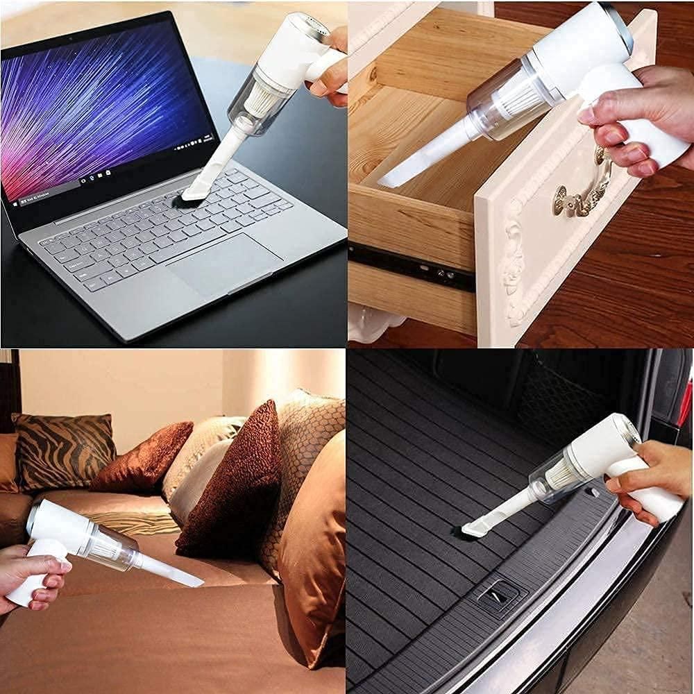 3IN1 Portable Car Vacuum Cleaner with Blower | USB Rechargeable Wireless Handheld Car Vacuum Cleaner Traveling,Portable,Rechargeable.